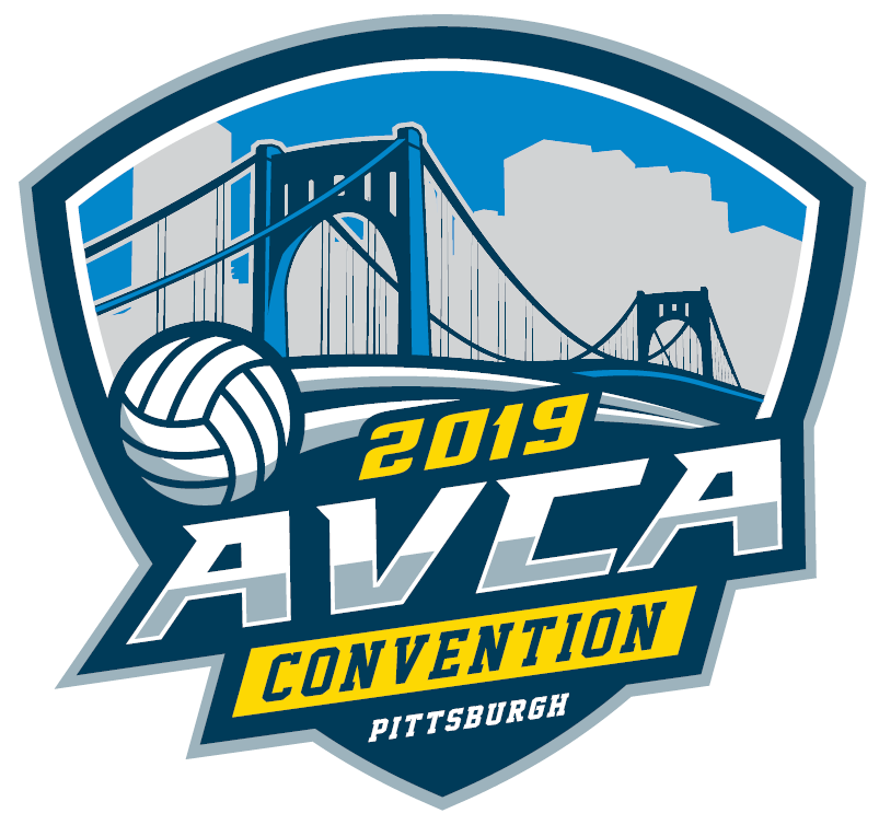 Logo from the 2019 AVCA Conventionon